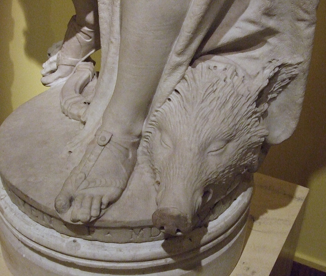 Detail of Meleager by Antonio Gai in the Metropolitan Museum of Art, April 2011