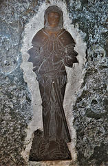 strelley church, notts, c15 brass of sir robert strelley +1487