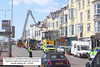 ESFRS Bronto Skylift used for a medical evacuation Hastings 9 8 2024