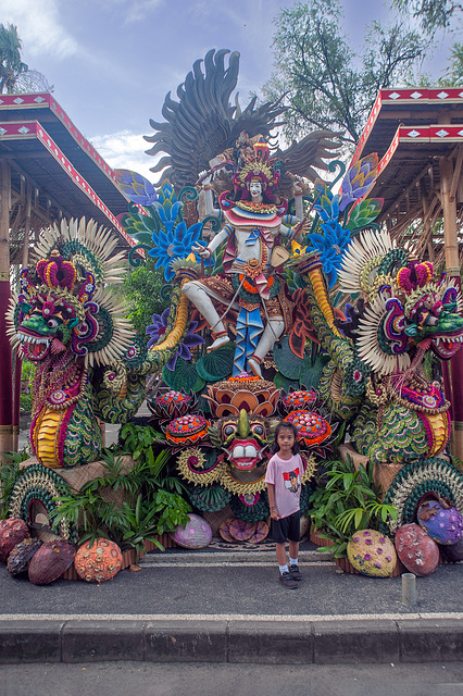 At the Art festival in Denpasar