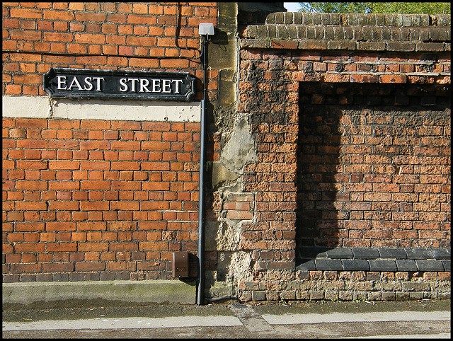 East Street street sign