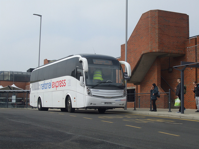 Ambassador Travel (National Express contractor) 211 (BF63 ZSL) at King's Lynn - 11 Mar 2016 (DSCF2843)