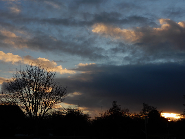 ce soir ,, au coucher du soleil,