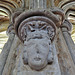 lacock abbey, wilts (60)  c13 corbel head in chapter house