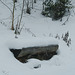 Bench. Snow. And everything.