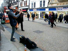 Oxford jazz buskers