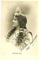 Lillian Nordica Autograph