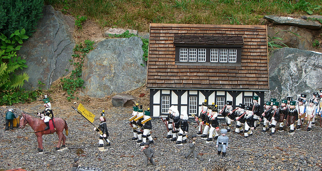 Bergparade im Kleinen Erzgebirge zu Oederan