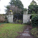 Gates to the demolished Blyth Hall, Nottinghamshire