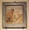 Satyr and Nymph Mosaic from the House of the Faun in Pompeii in the Naples Archaeological Museum, July 2012