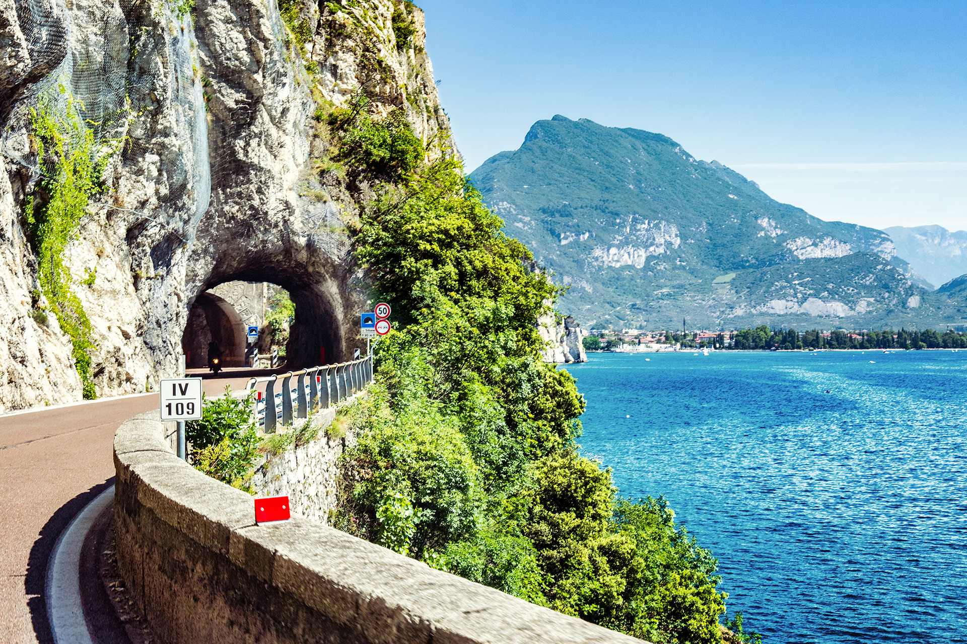 Lake Garda Shoreline Road