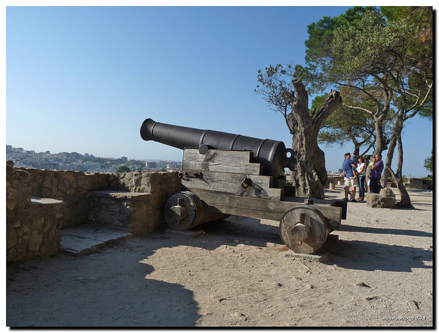 Lisbon meeting - Saint George Castle - cannon