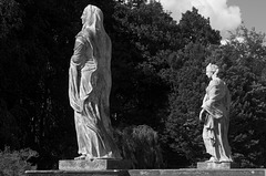 Statuary at the Castle Howard estate.