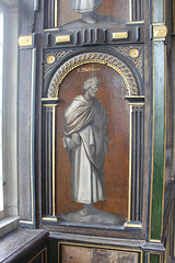 Detail of Panelling, Star Chamber, Little Castle, Bolsover Castle, Derbyshire