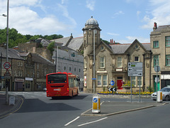 Rosso (Rossendale Transport) YJ07 PBV in Bacup - 5 Jul 2015 (DSCF0725)