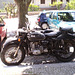 Ural with sidecar.