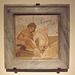Satyr and Nymph Mosaic from the House of the Faun in Pompeii in the Naples Archaeological Museum, July 2012