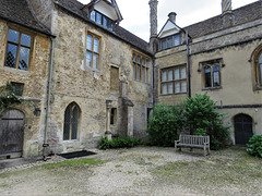 lacock abbey, wilts (117) c16  outer courtyard