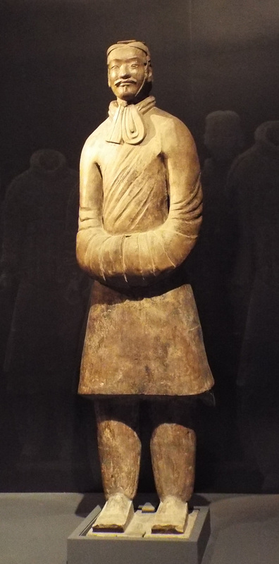 Civil Official from the Terracotta Army in the Metropolitan Museum of Art, July 2017