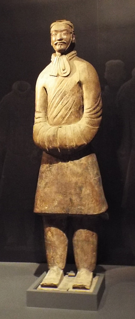 Civil Official from the Terracotta Army in the Metropolitan Museum of Art, July 2017