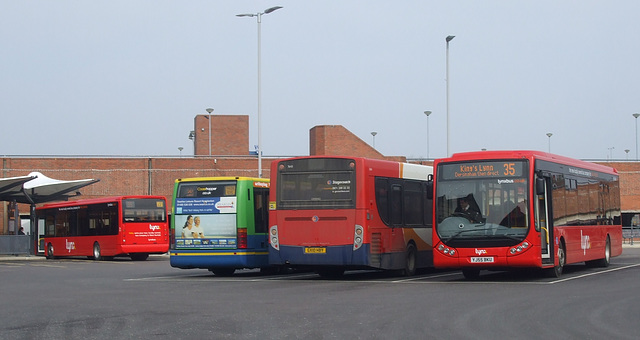 DSCF2818 King's Lynn bus station - 11 Mar 2016