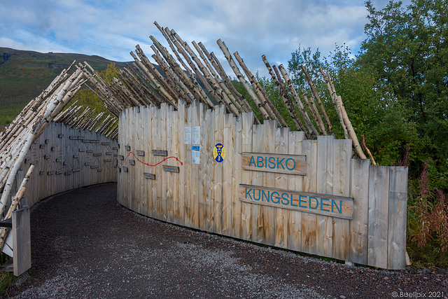 Beginn der verschiedenen Trails bei Abisko (© Buelipix)