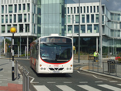 Rosso (Rossendale Transport) YN05 GXU in Rochdale - 4 Jul 2015 (DSCF0583)