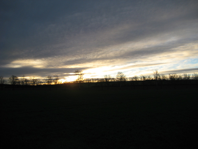 Sonnenaufgang 13.01.2015 /2