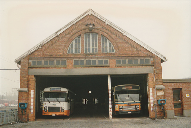 De Lijn garage at Heist-op-den-Berg - 1 Feb 1993 De Lijn garage at Heist-op-den-Berg - 1 Feb 1993