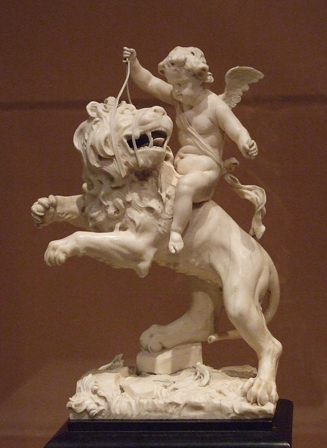 Cupid on a Lion by Van Beveren in the Metropolitan Museum of Art, January 2011