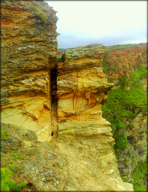 Coastal erosion at Ralph's Cupboard