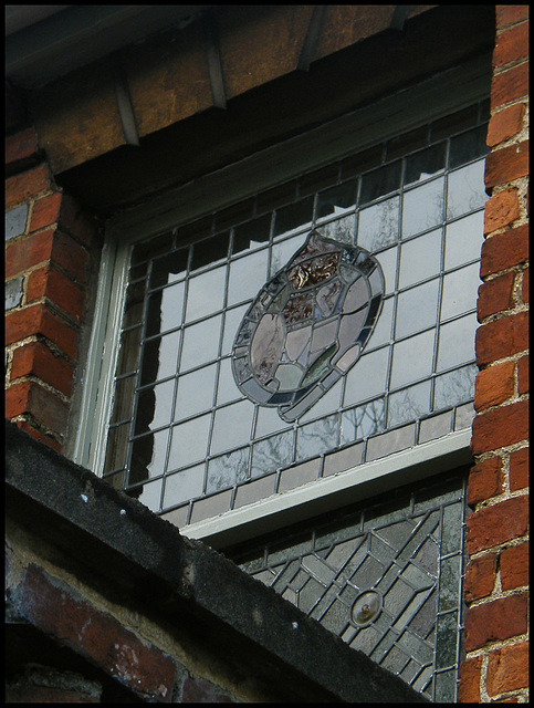 leaded house window