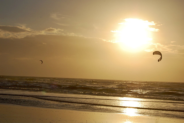 Kite Surfer an der Ostsee