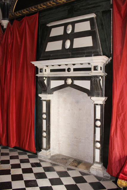 Chimneypiece, Marble Closet, Little Castle, Bolsover Castle, Derbyshire