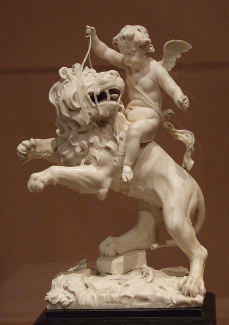 Cupid on a Lion by Van Beveren in the Metropolitan Museum of Art, January 2011