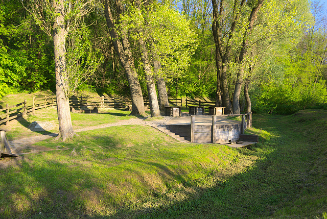 Drei Brunnen in Subotiw