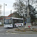 Coach Services of Thetford SN63 NBB passing the War Memorial in Mildenhall - 26 Oct 2017 (DSCF0167)