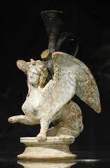 Lekythos in the Form of a Sphinx in the Metropolitan Museum of Art, March 2018