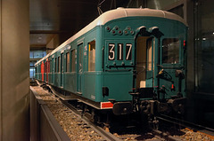 Ancienne rame de métro (maquette)