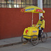 Peru, Puno, Three-Wheeled Mobile Kiosk