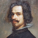 Detail of a Portrait of a Man Possibly a Self-Portrait by Velazquez in the Metropolitan Museum of Art, July 2023