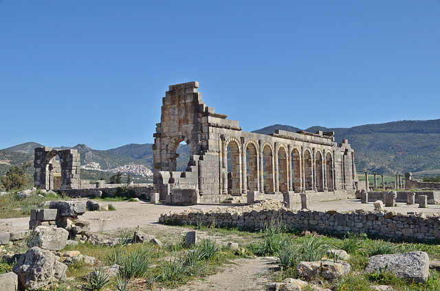 Volubilis - Basilika und Forum