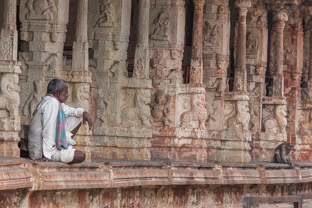 Bei den Ruinen von Hampi