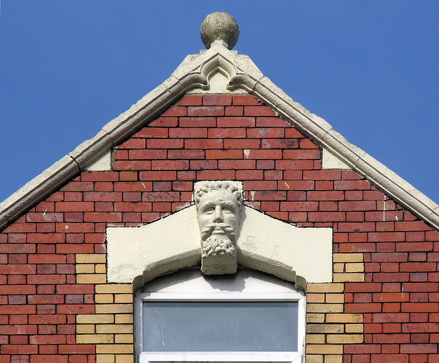 The face in the lintel