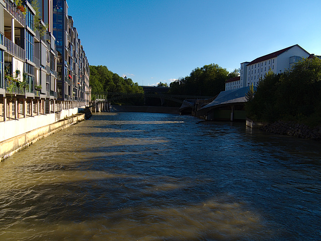 Laufwasserkraftwerk an der Iller