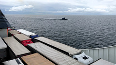 U-Boot in der Ostsee kurz vor Kiel