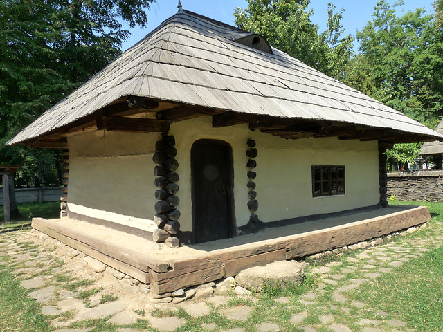 Bucharest- Village Museum- Early 19th Century House from the Bistrita Valley