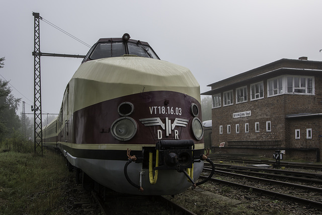 Stolz der Deutschen Reichsbahn - der VT18