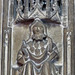 strelley church, notts;   c16 tomb of john de strelley +1501; souls in the bosom of abraham