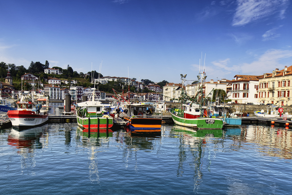 Le port de Saint Jean de Luz.